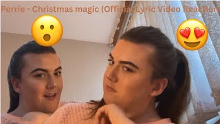 Perrie - Christmas magic (Official lyric video reaction)