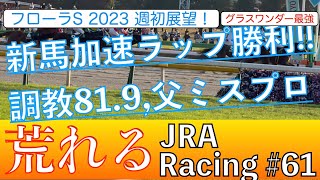 【競馬予想】フローラS2023 〜S+評価はティファニードンナ❗️新馬で加速ラップ勝利❗️フローラSに合う馬格❗️〜