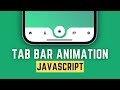 Magic Navigation Menu using Html CSS & Javascript | Outer curve effect