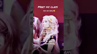 Meet my class part two ;) #Blink #Blackpink #Meetmyclass #Rose #Jisoo #Edit #weirdclass #fyp #4u #Hi