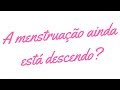 Devo começar a nova cartela com a menstruação ainda descendo?