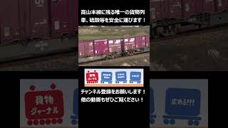 高山本線に残る唯一の貨物列車、硫酸等を安全に運びます！ #shorts #JR貨物 #貨物列車 #速星 #DD200