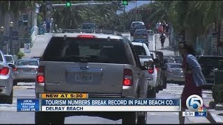 Tourism numbers break record in Palm Beach County