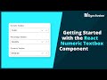 Getting Started with the React Numeric Textbox Component