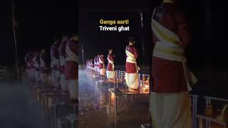 Ganga Aarti in the rain... #gangaaarti #aarti #love #india #rishikesh #heaven #chanting #evening