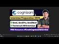 cognizant interview questions genc gencpro gencnext cognizant technical hr interview