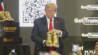 Former President Donald Trump releases new sneaker after court ruling orders him to pay $355 million
