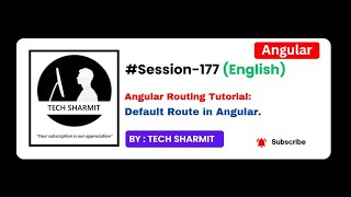 Default Route in Angular | Angular Tutorial in English (Session-177)