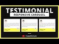 How to Create Responsive Testimonial Slider with using Owl Carousel 2.3.4 |  DesignMills Studio