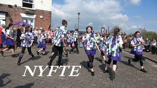 NYFTE dance at Upton upon Severn Folk Festival  2023