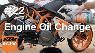 RC390 VLOG#22 Engine Oil Change