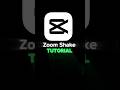 CAPCUT: Zoom Shake Tutorial 💫✨ #capcut #capcuttutorial #zoom #shake