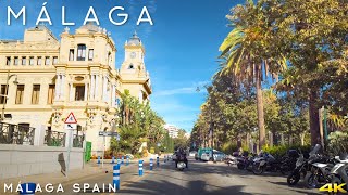 Tiny Tour | Málaga Spain | Driving in the 2nd largest city in Andalucia | 2021 Oct