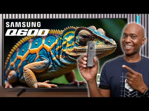 Samsung Q60D QLED TV unboxing, menu and games!