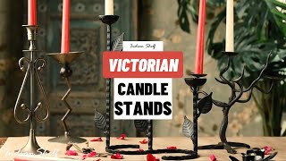 Victorian Style Candle Stands For Home Decoration | Gothic Candle Holders #candleholder