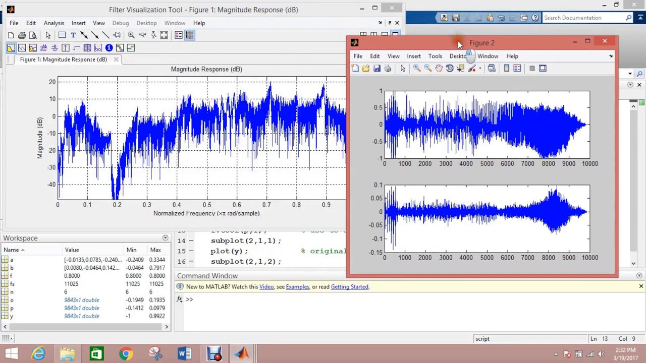 Audio Signal Processing In Matlab Youtube