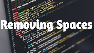 C program to remove spaces from a string