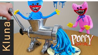 Huggy Wuggy Monster become the dish for Kluna Tik dinner|Eats poppy playtime food mukbang animation