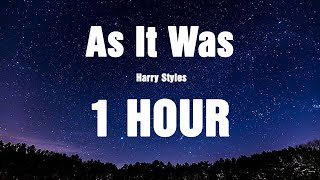 Harry Styles - As It Was  Lyrics  1 Hour 
