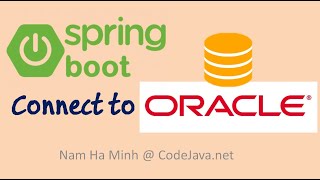 Spring Boot Connect to Oracle Database Example
