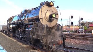 SANTA FE 3751 Steam Locomotive Departure 2017