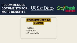 How To Apply for CalFresh as a UC San Diego Student
