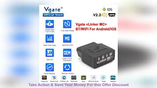 Vgate vLinker MC ELM327 V2.2 Bluetooth 3.0 4.0 OBD2 Scanner OBD 2