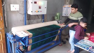 Silk Saree Karenge Roll Press , Saree Polish Machine, Saree Press Machine.