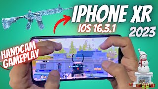 iPhone XR PUBG Test | HANDCAM Gameplay | New 2023 PUBG Mobile