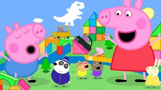 Peppa Pig in Hindi - Toy Laind Ke Vishaalakaay Log - हिंदी Kahaniya - Hindi Cartoons for Kids
