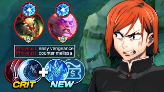 MELISSA CRIT COUNTER BY VENGEANCE? NO PROBLEM!! (no one can stop crit meta! 🔥)