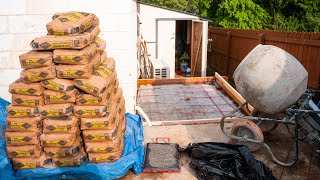 Mixing 50 Concrete Bags | One Person | Home Depot Mixer Rental
