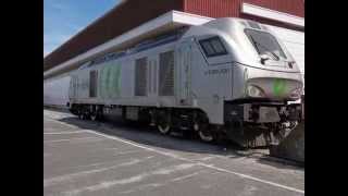 Locomotora diesel Vossloh Euro Light 1284 001 en Hendaye