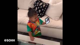 Stormi Webster Reacts To “Rise And Shine” And Asks For Daddy