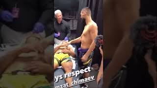 Khamzat Chimaev Congratulates Gilbert Burns On Amazing Fight