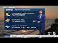 ABC 10News Pinpoint Weather with Max Goldwasser: Temperatures will peak Wednesday