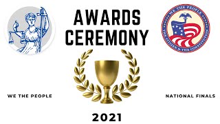 2021 We the People National Finals Awards Ceremony