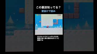 【DS Newマリオ 裏技】壁抜けで詰み  #shorts  #Newマリ #Newスーパーマリオブラザーズ