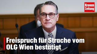 Causa ASFINAG - Freispruch für Strache vom OLG Wien bestätigt | krone.at NEWS