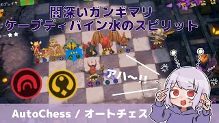 【オートチェス / AutoChess】闇深いガンギマリ ケーブディバイン水のスピリット【乳酸】