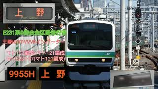 E231系0番台全区間走行音「上野東京ライン完結運用」