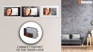 BTicino EASYKIT: electrical door lock connection