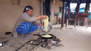 sarmila's noodles recipe in the village || Bhumi village vlogs || @bhumicooking