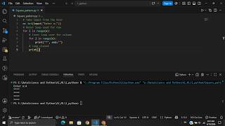 How to Print a Square Pattern in Python | Simple Python Pattern Programs for Beginners
