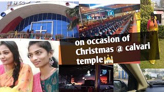 On occasion of Christmas🎄🎅🔔❄ @ Calvary  temple # vlog@#