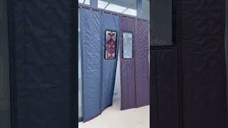 Customized thick cotton door curtains need to keep warm and... Unfold