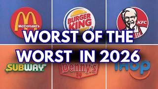 NEVER Eat At These 15 US Fast Food Chains in 2026 (Here's Why)