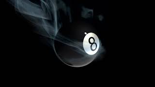 Bucle animado de bola 8 ardiente (Burning 8 Ball Animated Loop)