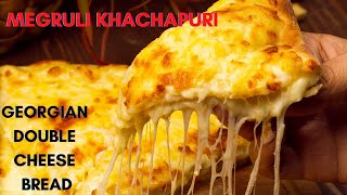 Megrelian Double Cheese Bread - Megruli Khachapuri