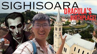 I VISITED DRACULA’S🧛‍♂️ BIRTHPLACE IN TRANSYLVANIA! Exploring the town of Sighisoara, Romania! 🇷🇴